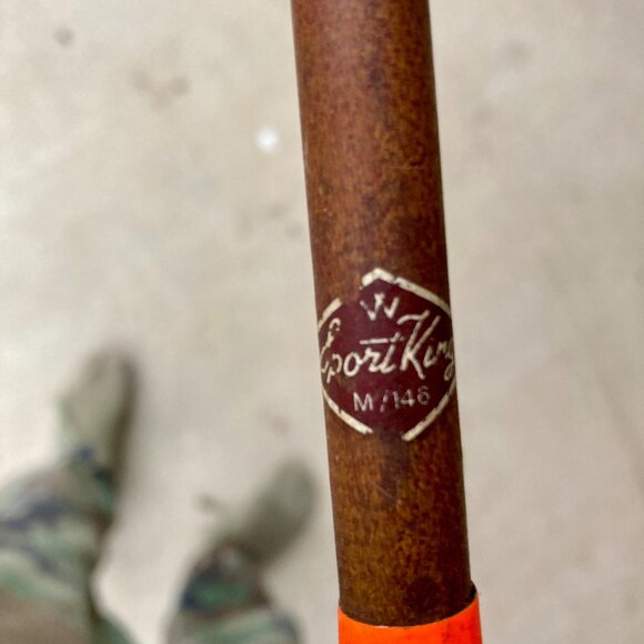 Vintage 8' 6" Sport King M/146 Fiberglass Fly Fishing Rod 2-piece - Picture 4 of 6